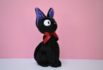 Schwarze Katze Große Jiji Plüschfigur