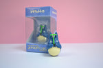 Blauer Totoro mit Blatt - Wackelfigur