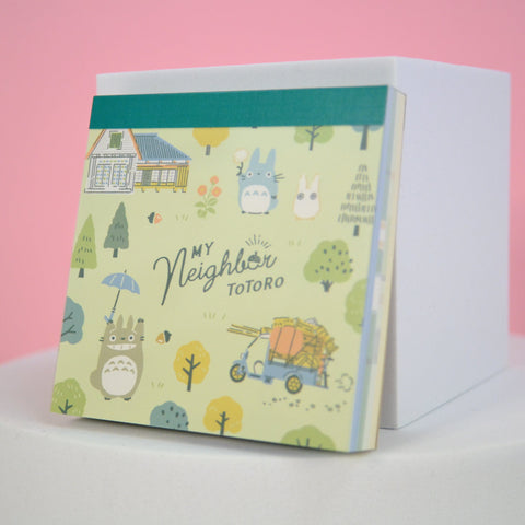 Mini 4er Motiv Notizblock - Mein Nachbar Totoro Forest