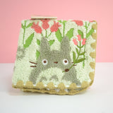 Mini Handtuch - Totoro&Rußmännchen auf Blumenwiese