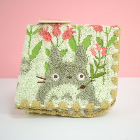 Mini Handtuch - Totoro&Rußmännchen auf Blumenwiese