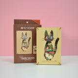Premium doppelseitiges Paper Theater 3D Puzzle - Kiki