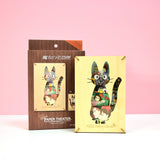 Premium doppelseitiges Paper Theater 3D Puzzle - Kiki
