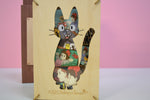 Premium doppelseitiges Paper Theater 3D Puzzle - Kiki