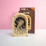 Großes Paper Theater/ 3D Puzzle - Waldgott und Kodamas