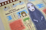 Mini Handtuch - Chihiro und Ohngesicht im Zug