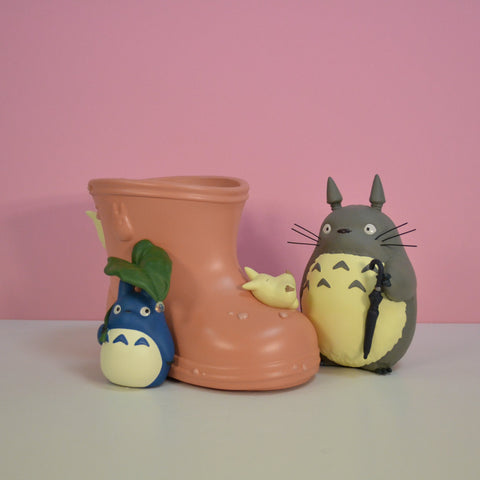 Totoro Stiefel Blumengefäß
