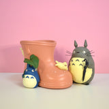 Totoro Stiefel Blumengefäß