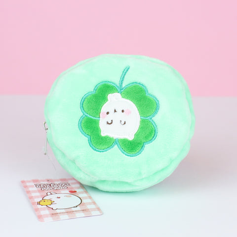 MINT CLOVER - Kawaii MOLANG Plüsch Täschchen / Portmonnaie / Organizer