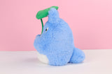 NEU! Super Soft Blauer Totoro Plüschfigur mit Blatt!