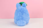 NEU! Super Soft Blauer Totoro Plüschfigur mit Blatt!