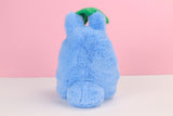 NEU! Super Soft Blauer Totoro Plüschfigur mit Blatt!