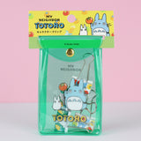 4er Set Klammern mit Tasche - Totoro Style 2