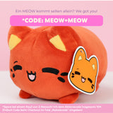 NEU! Meowchi Kawaii Cat Plush - Peach Tea